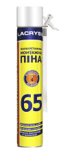 Поліуретанова монтажна піна LACRYSIL (побутова) літня 800 мл/750 г