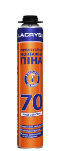 Професійна монтажна піна LACRYSIL літня 850 мл/1000 г №1