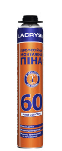 Професійна монтажна піна LACRYSIL літня 750 мл/750 г №1