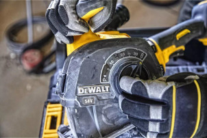 Штроборіз акумуляторний безщітковий DeWALT, 54В XR FLEXVOLT Li-Іon, діаметр диска 125х22.23 мм, вага 3.7 кг, без акумулятора та ЗП, TSTAK №5