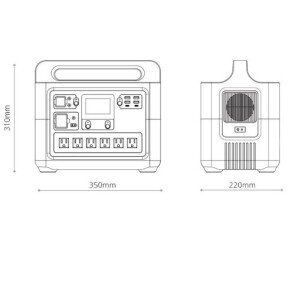 Зарядна станція GENERGY ZERO GZE-1210 1228 Вт/год(240000192) №8