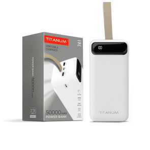 Повербанк TITANUM 741 White 50000mAh №1