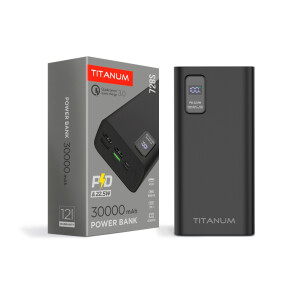 Повербанк TITANUM 728S 30000mAh 22.5W Black №1