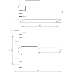 Змішувач для кухні TOPAZ BARTS TB 07218-H36 №4