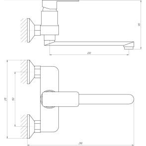 Змішувач для кухні Globus Lux Milano GLM-0104 №4