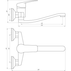 Змішувач для кухні Globus Lux Koln GLK-0104 №5