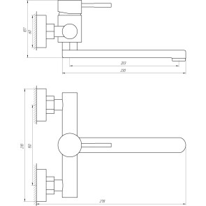 Змішувач для кухні Globus Lux ALPEN SBT1-104 №4