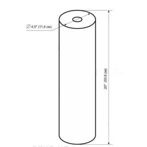 Картридж шнурковый Slim line Bio+ systems PPW-20 (10 мкм) №2