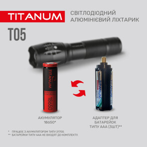 Портативний світлодіодний ліхтарик TITANUM TLF-T05 300Lm 6500K №6