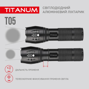 Портативний світлодіодний ліхтарик TITANUM TLF-T05 300Lm 6500K №7