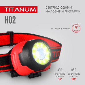 Налобный светодиодный фонарик TITANUM TLF-H02 100Lm 6500K №7