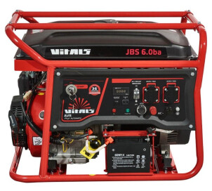 Генератор бензиновий Vitals JBS 6.0ba №4