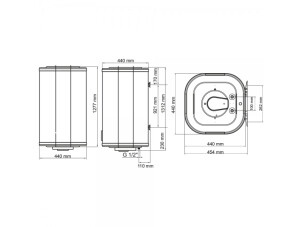 Водонагреватель Arti WH Cube Dry 150L/2 №2