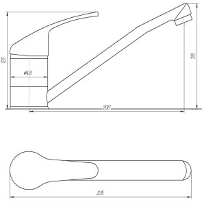 Змішувач для кухні Globus Lux Solly GLSO-0103 №3