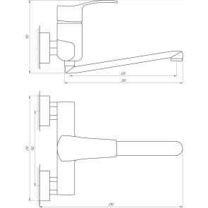 Змішувач для кухні Globus Lux QUEENSLAND GLQU-104 №5