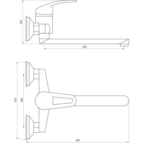 Змішувач для кухні Globus Lux Caprice GLCA-0104 №4