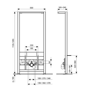 Інсталяція для біде Qtap Nest QT0155706B №2