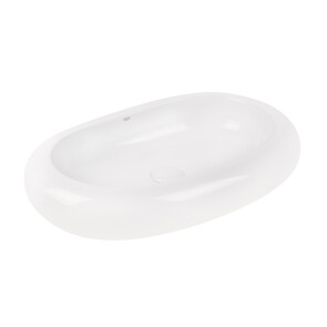 Раковина-чаша Qtap Robin 635x420x105 White с донным клапаном QT13113075W №4