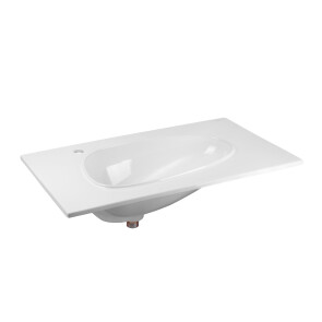 Раковина Qtap Virgo 800х480х167 White з донним клапаном QT1811FL8128BLW №3