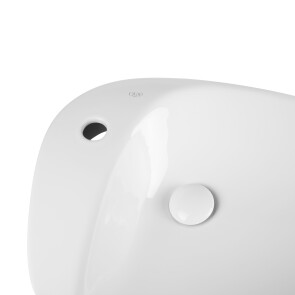 Раковина-чаша Qtap Leo 695х460х115 White з донным клапаном QT1111A089TW №5