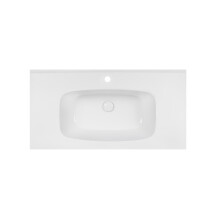 Раковина Qtap Albatross 5H 1000х500х210 White з донним клапаном QT01115100HW