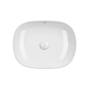 Раковина-чаша Qtap Aquarius 465x375x115 White з донним клапаном QT21112185W №1