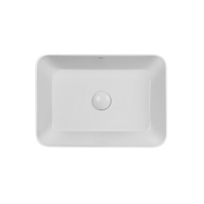 Раковина-чаша Qtap Virgo 490х350х110 White з донным клапаном QT18112261W №1