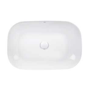 Раковина-чаша Qtap Robin 610x400x145 White з донным клапаном QT13112143PW №1