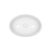 Раковина-чаша Qtap Leo 600х400х155 White з донним клапаном QT11117060GW