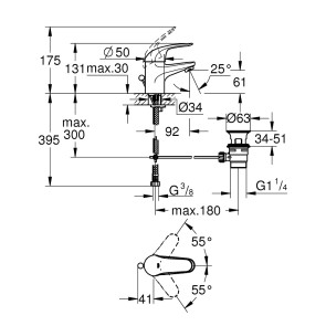 Набор смесителей Grohe Euroeco 123226S №2