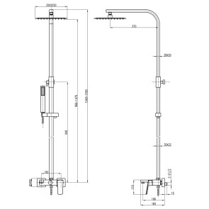 Душова система TOPAZ LEXI TL 21102-H57-00 №5