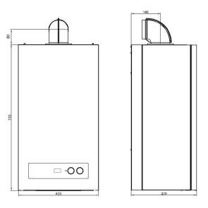 Котел газовий Airfel DigiFEL DUO 24 кВт двоконтурний №2