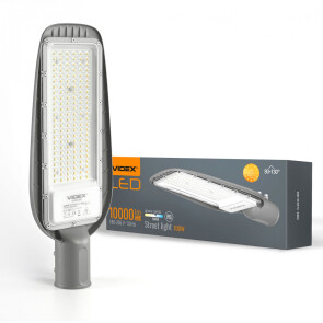 LED ліхтар вуличний IP65 100W 10000Lm 5000K VL-SLE16-1005 №1