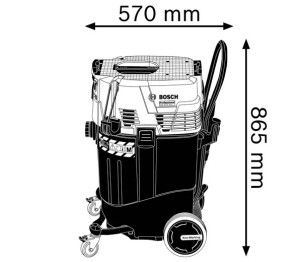 Будівельний пилосос Bosch GAS 55 M AFC Professional (06019C3300) №5