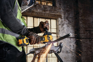 Шлифмашина угловая - болгарка бесщеточная аккумуляторная DeWALT DCG409VSN №8