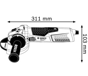 Угловая шлифмашина Bosch GWS 19-125 CI Professional №3