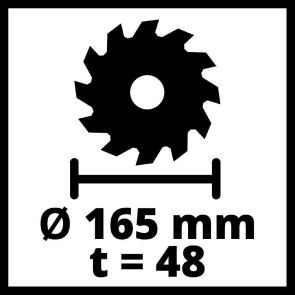 Пила циркулярна заглибна TE-PS 165 №5