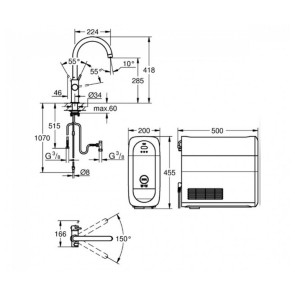 Змішувач для кухні з фільтром Grohe Blue Home 31455001 №2