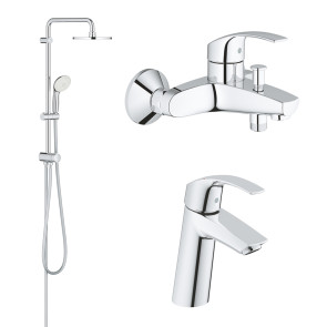 Комплект смесителей для ванной комнаты Grohe Eurosmart New UA123389M0 №1