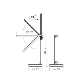 LED настольная лампа с аккумулятором VIDEX VL-TF16W 5W 1800-5000K №12