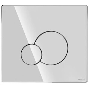 Кнопка BASE CIRCLE хром глянец №1