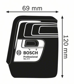 Лазерный нивелир Bosch GLL 3 X Professional (0601063CJ0) №2