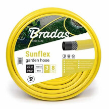 Шланг для поливу SUNFLEX 1/2″ - 20м Bradas Польща жовтий WMS1/220