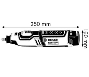 Акумуляторний багатофункціональний інструмент Bosch GRO 10,8 V-LI (06019C5000) №3