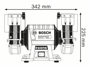 Точило з двома шліфколами BOSCH GBG 35-15 Professional №2