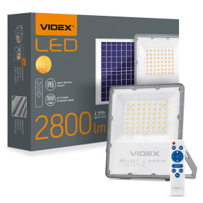 LED прожектор автономний VIDEX 30W 5000K №1