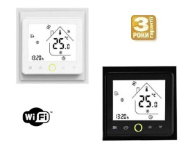 Терморегулятор EcoTerm PRO WI-FI White/Black