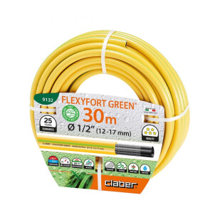 Шланг для полива Claber Flexyfort Green 9067, 30 м 1/2" желтый №1