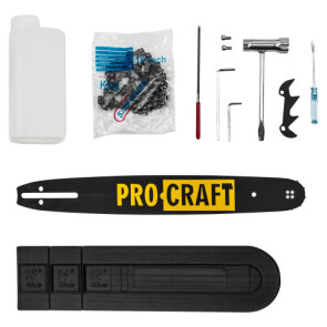 Бензопила PRO CRAFT GS-52T + Масло PROCRAFT 2T 1литр PRO + Масло для смазывания цепи PROCRAFT 1л.PRO №15