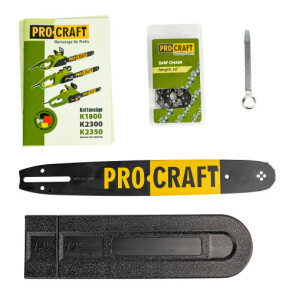 Електропила ланцюгова PRO-CRAFT K-1800 + Олива для змащування ланцюга PROCRAFT 1л.PRO №10